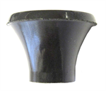 Black knob for front end filter dispensers