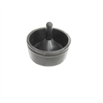 Rubber stopper for wash vat drain