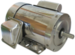 1.5 HP, 5/8^ keyed, 1 phase, Stainless Steel motor